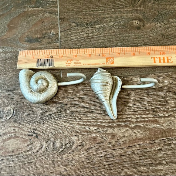 Nautical Shell Wall Hooks - metal - Picture 5 of 9